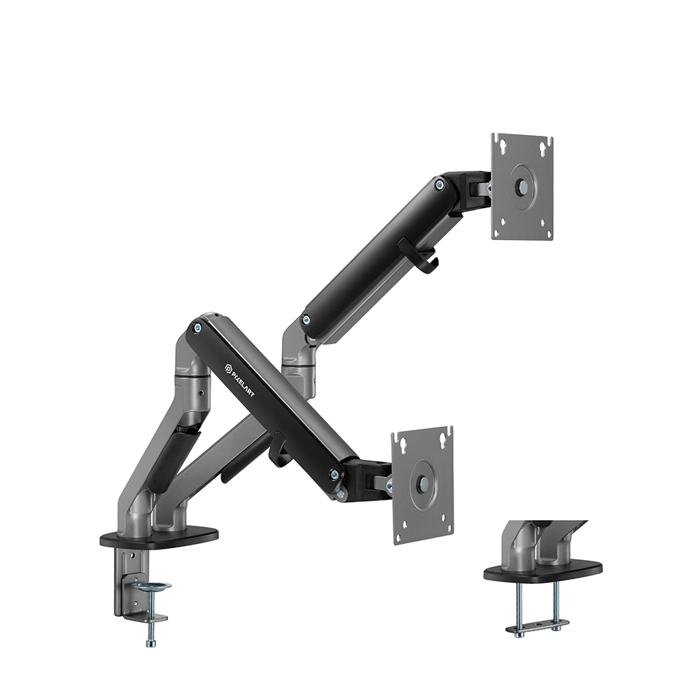 픽셀아트 스탠디아 EDZ 듀얼 모니터암 블랙_이미지