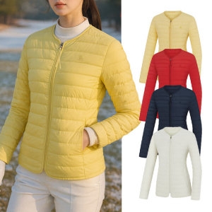 BTR 비티알 여성 겨울 웰론 보온 초경량 골프 패딩 자켓 BSC066VJ8W