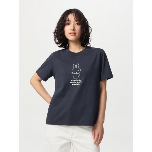 유니클로 여성 반팔 티셔츠 컬렉션 미피 UT 다크 그래이 478979_이미지