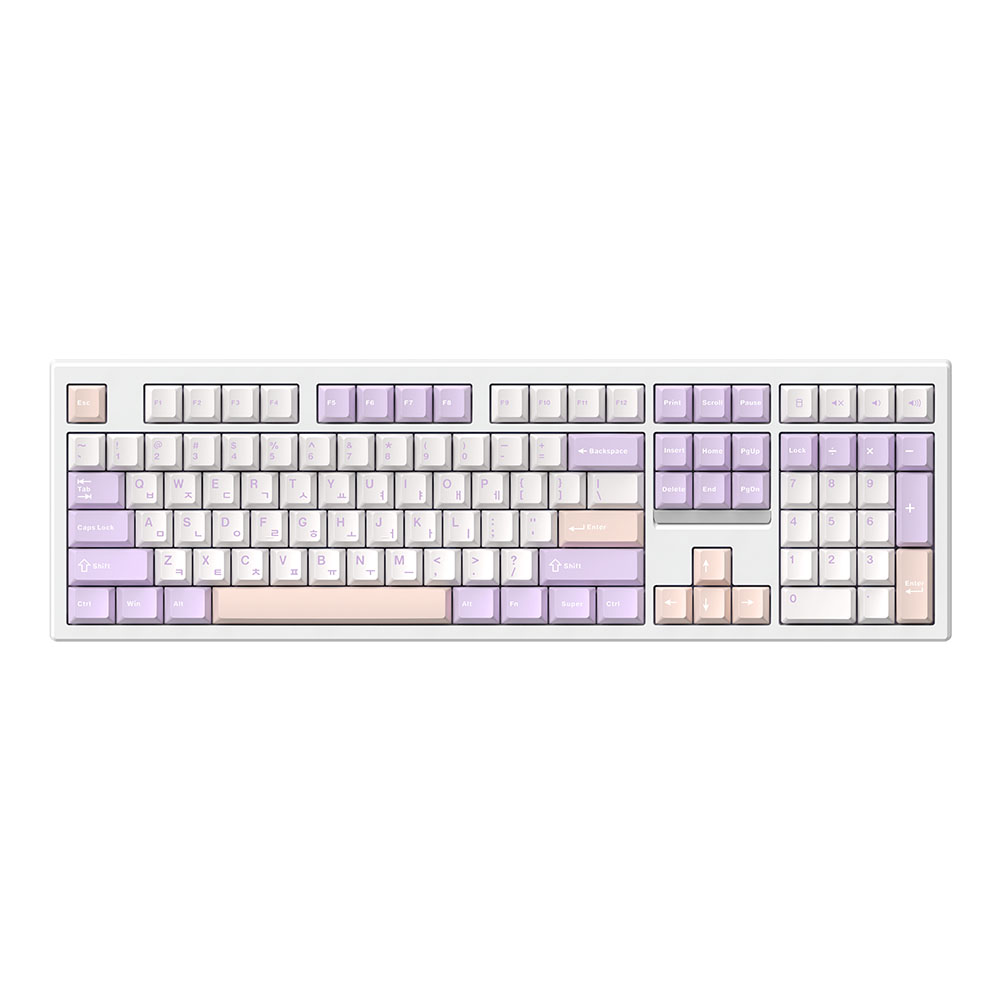 프리플로우 archon AK55 BASIC 유무선 기계식 퍼플레인 (저소음 크리미축)_이미지