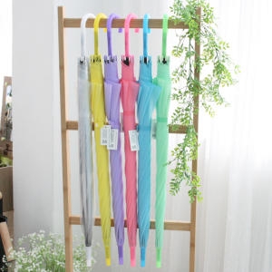 [불명] 투명우산 장우산 파스텔 자동우산 대형우산 비닐우산