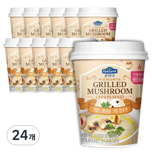 샘표식품 폰타나 그릴드 머쉬룸 크림스프 20g (24개)_이미지