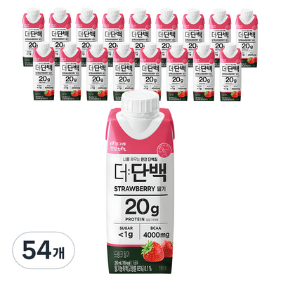 빙그레 더단백 드링크 딸기 250ml (54개)