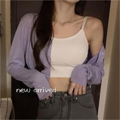 오노마 ONM 끈나시 크롭나시티 캡내장 끈조절 여름 데일리 나시 S8054225_이미지