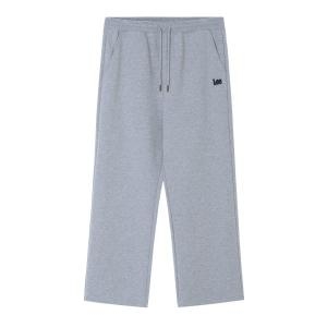 LEE 입점상품 리 트위치 로고 와이드 스웻팬츠 그레이 LE2403PT21GR_이미지