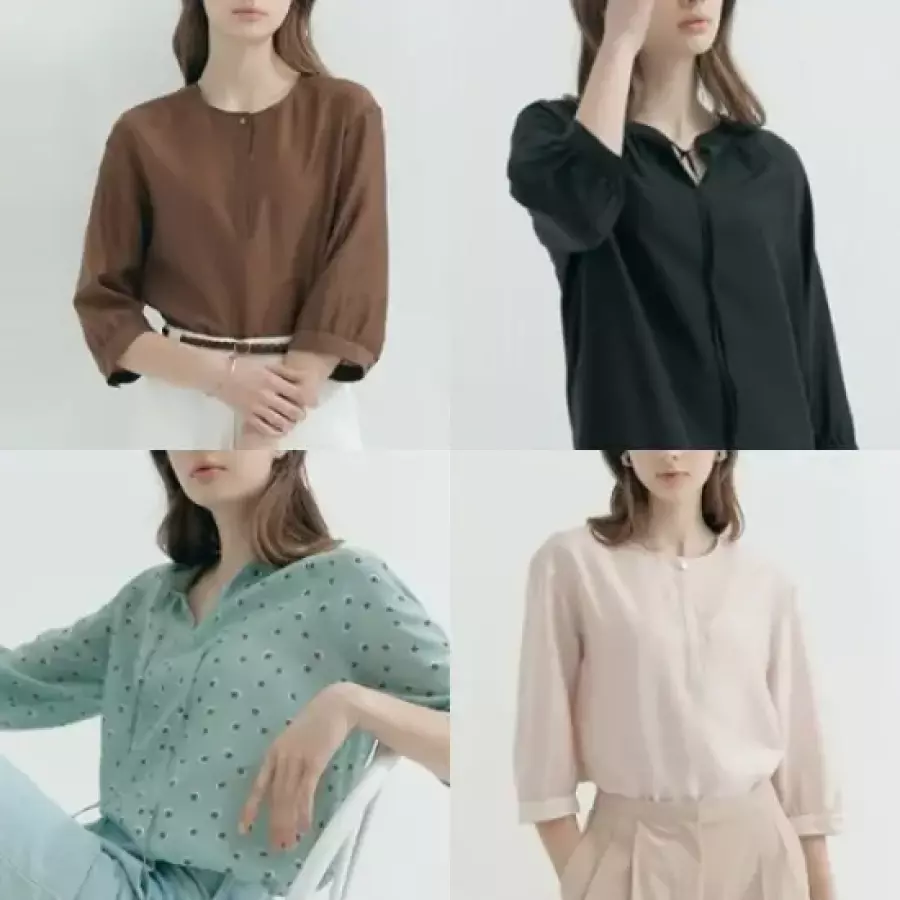 르오트 홈쇼핑방송/ 윈디 드레이프 블라우스_17383092_588586_이미지