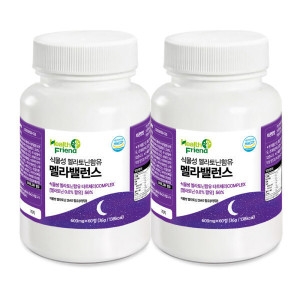  헬스프랜드 식물성 멜라토닌 함유 멜라밸런스 600mg 60정 [2개]