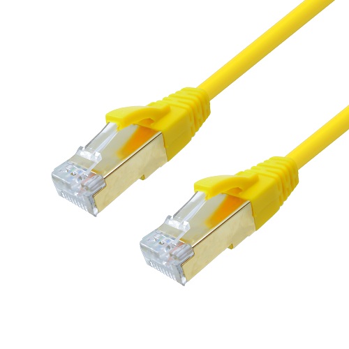 인네트워크 CAT.7 SSTP 10G 금장 난연 랜케이블 옐로우 (20m)_이미지
