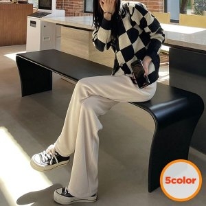 텐제로 원데이할인 여성 데일리 캐주얼 코듀로이 와이드팬츠 IBD25301_이미지