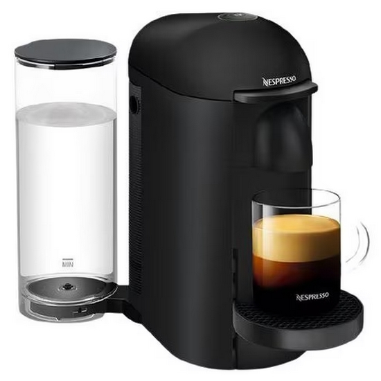네스프레소 버츄오 플러스 GCB2 + 에어로치노4 (매트블랙)_이미지