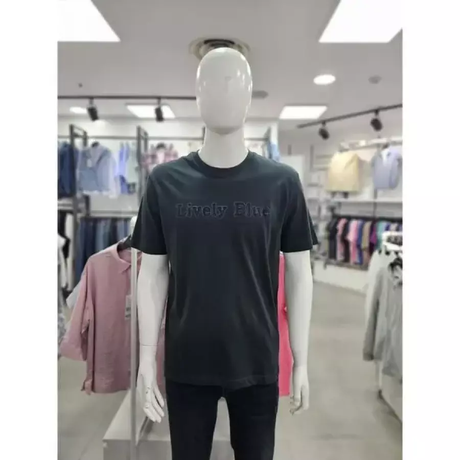 세이브존06 남성 레터링 반팔 면 티셔츠 CTM31j6