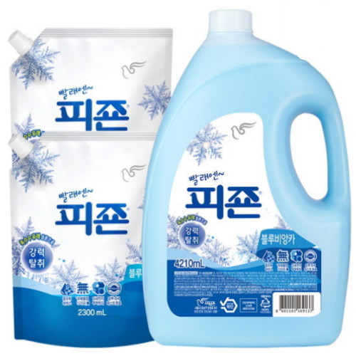 피죤 블루비앙카 3.1L + 리필 2.3L