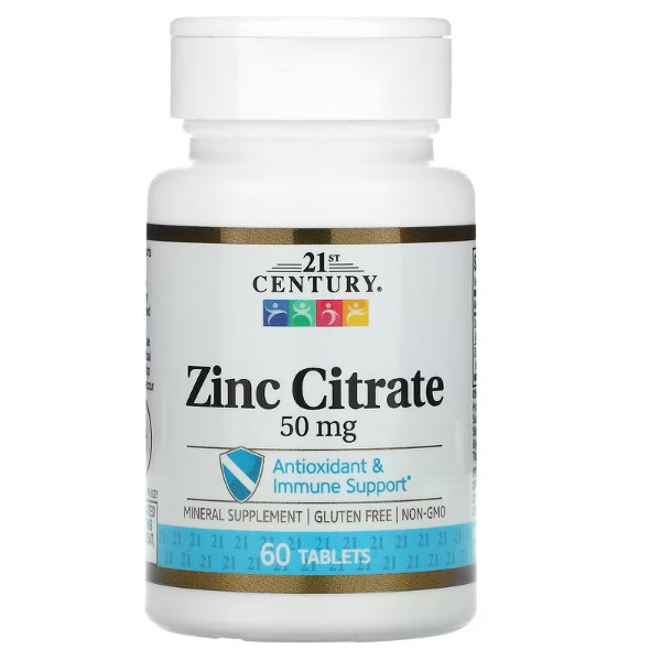 21st 센추리 아연 시트레이트 50mg 60정 (해외)