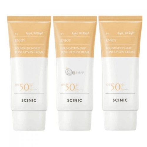 싸이닉 엔조이 파데스킵 톤업 선크림 50g (3개)_이미지