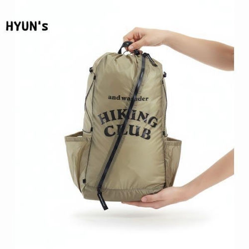  아페쎄 AND WANDER Hiking Club Sil D k Beige 5745275042-040 하이킹 클럽 실 데이팩