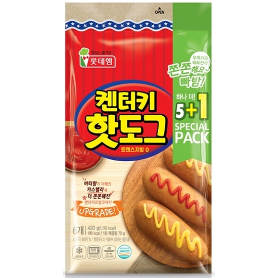 롯데 켄터키핫도그 350g [1개]
