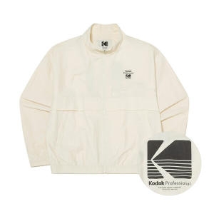 코닥 에센셜 빅로고 우븐 자켓 K5123EJKH3IVR_이미지