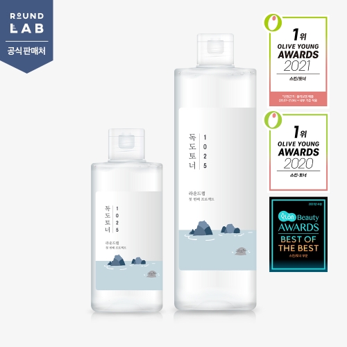 라운드랩 1025 독도 토너 500ml + 200ml (1세트)_이미지
