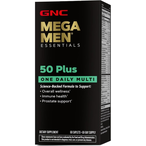 GNC 메가맨 50 플러스 원 데일리 60캡슐
