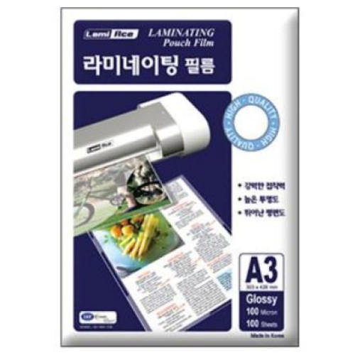 라미에이스 라미네이팅 코팅필름 A3 100mic (100매)_이미지
