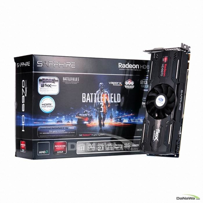 SAPPHIRE 라데온 HD 6970 FleX D5 2GB 배틀필드3 Edition_이미지