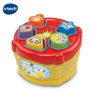 브이텍 도형끼우기 드럼 유아장난감