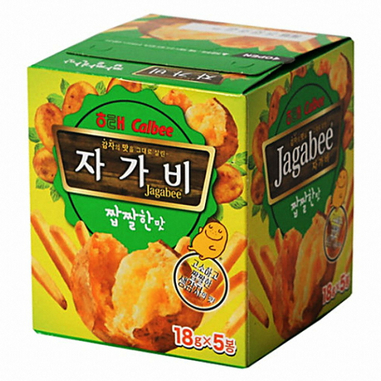 해태제과 자가비 짭짤한맛 90g (5개)_이미지