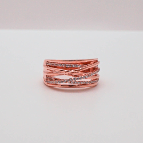 오팔하우스 14K 오팔하우스 럭셔리 매쉬 레이어드링 OPGR661_이미지