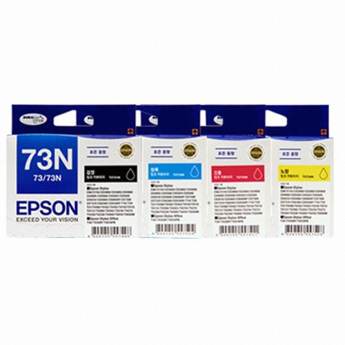 Epson ��ǰ 73N (T1051, T1052, T1053, T1054) 4�� ��Ʈ