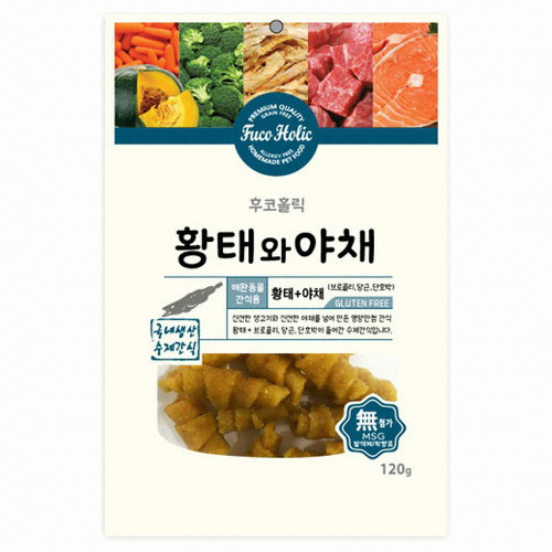 후코홀릭 황태와야채 120g