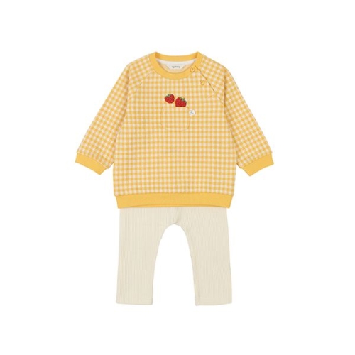 아가방앤컴퍼니 아가방 봄 론데이체크상하 YELLOW _01R12300687