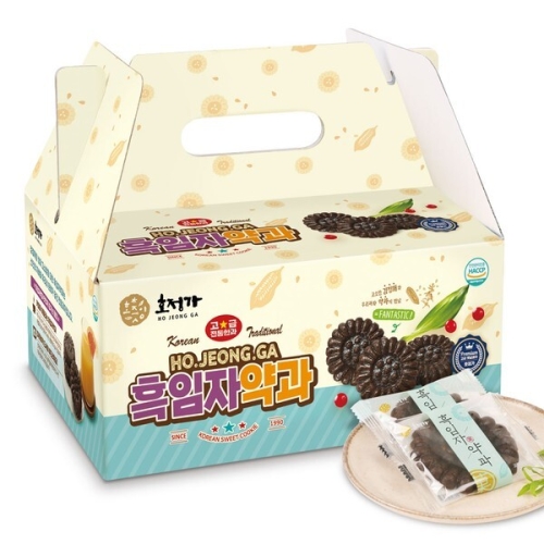 호정식품 호정가 흑임자약과 1kg (4개)