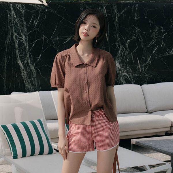 더엣지 아사 면 100 자수 블라우스 3종_이미지