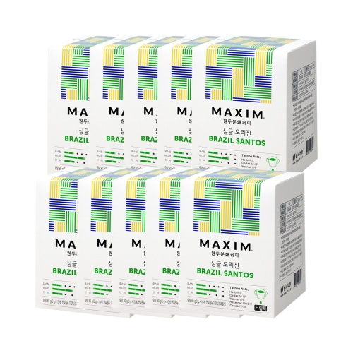 동서식품 맥심 싱글 오리진 브라질 산토스 10T (10개)_이미지