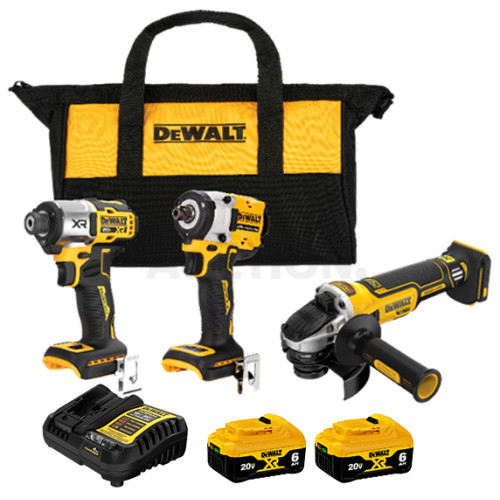 디월트 DCK345 충전 콤보세트 (6.0Ah, 배터리 2개)