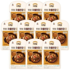 백설 <b>다담</b> 차돌 <b>된장</b><b>찌개</b> 양념 145g 10개