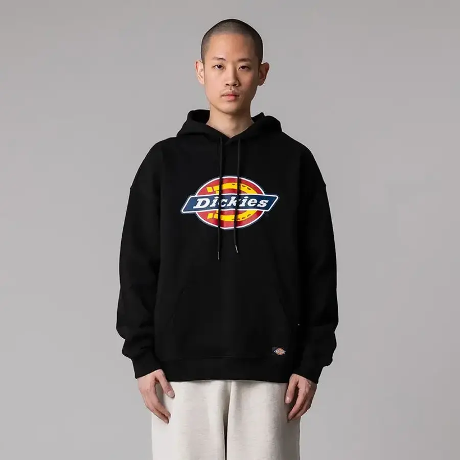 디키즈 베이직 트리 로고 후드 Black 187119