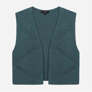 지엔코 써스데이아일랜드 양두 캐주얼 오픈 베스트 T242MVT134W