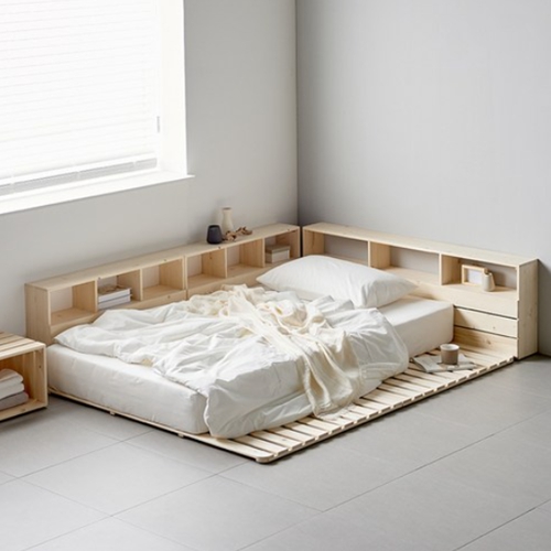 필링 접이식 원목 깔판 K