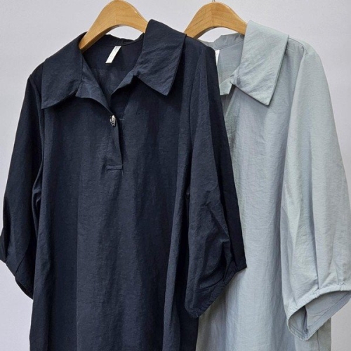 시드마켓 데일리반오픈블라우스 406S268S 빅사이즈 여성