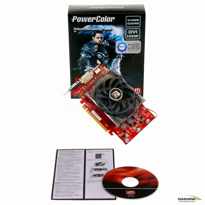 PowerColor �󵥿� HD 5670 ����(��ȣ) HDMI D5 512MB
