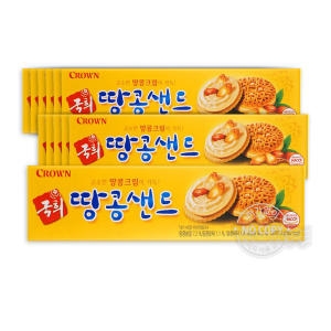 크라운제과 국희 땅콩샌드70g 12입_이미지