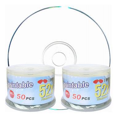 ������ũ CD-R 700MB 52x ���� 100�� �����ͺ�