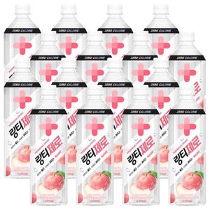 링티 제로 복숭아맛 1L (12개)_이미지
