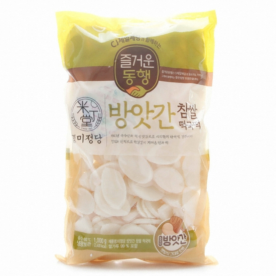 CJ제일제당 즐거운동행 미정당 방앗간 참쌀 떡국떡 1kg (5개)