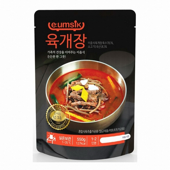 청우식품 이음식 육개장 550g (21개)