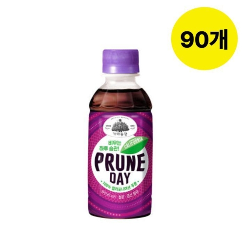 웅진식품 가야농장 캘리포니아 푸룬데이 200ml (90개)_이미지