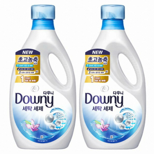 P&G 다우니 초고농축 세탁세제 블루 1.9L (2개)