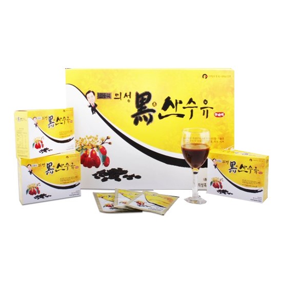 의성흑마늘영농조합 원용덕 의성 흑산수유 농축액 45ml 30포 (2개)