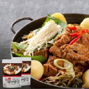 테라마켓 커플세트 감자탕1.2KG+한우사골곰탕800g 동아식품 국내산 한우 등뼈 100